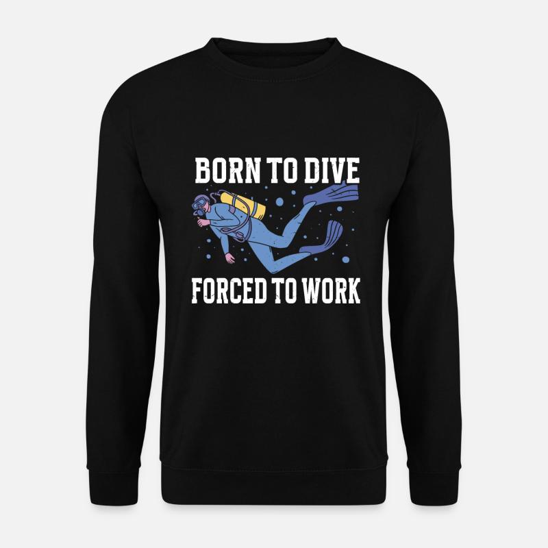 Scuba Diving Diver - Unisex Pullover - Schwarz