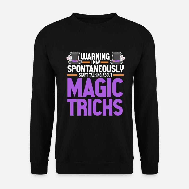 Funny Magician Magic - Unisex Sweatshirt - black