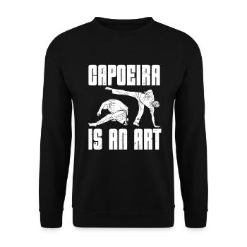 Capoeira Brazil Martial Arts Capoeira - Unisex Sweatshirt - black - Front - Alina (178cm) & Michal (187cm)