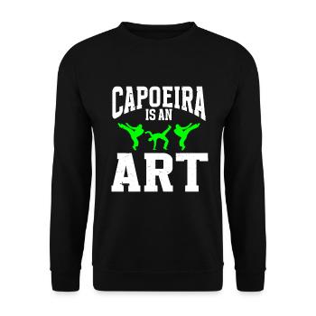 Capoeira Brazil Martial Arts Capoeira - Unisex Sweatshirt - black - Front - Alina (178cm) & Michal (187cm)