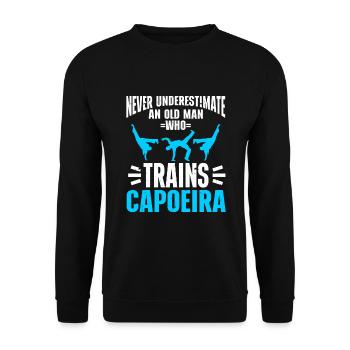 Capoeira Brésil Arts Martiaux Capoeira - Sweat-shirt Unisexe - noir - Devant - Alina (178cm) & Michal (187cm)