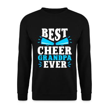 Cheerleading Cheerleader Base Flyer - Unisex Sweatshirt - black - Front - Alina (178cm) & Michal (187cm)