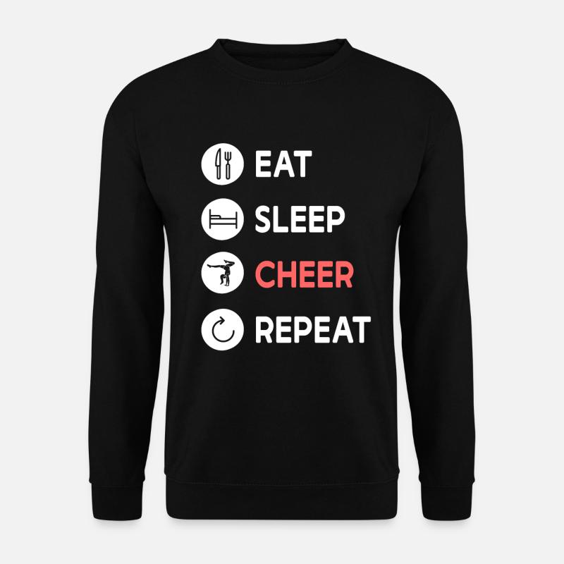 Cheerleading Cheerleader Base Flyer - Unisex Sweatshirt - black