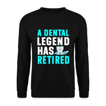 Dentist - Unisex Pullover - Schwarz - Vorne - Alina (178cm) & Michal (187cm)