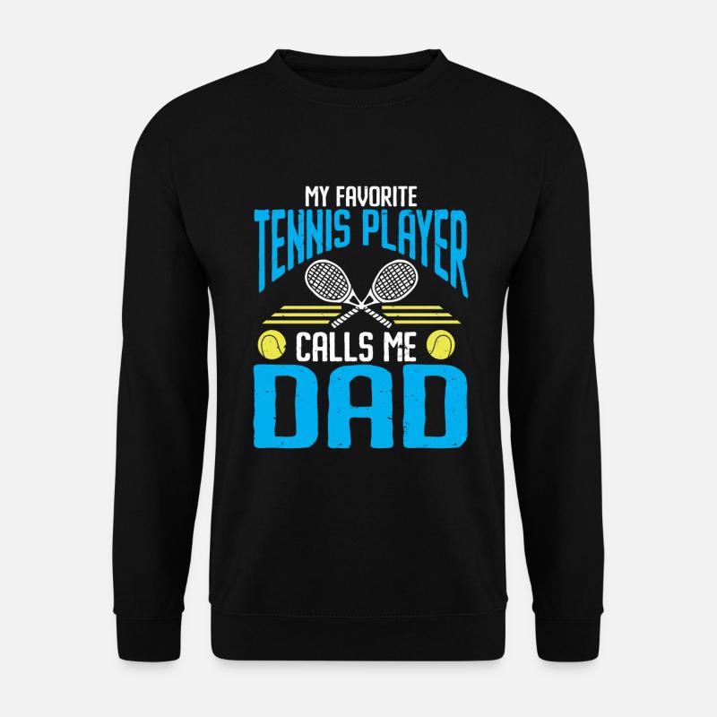 Tennis Player - Unisex Pullover - Schwarz