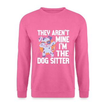 Dog Walker Gardien d’animaux professionnel Promenade de chien - Sweat-shirt Unisexe - rose - Devant