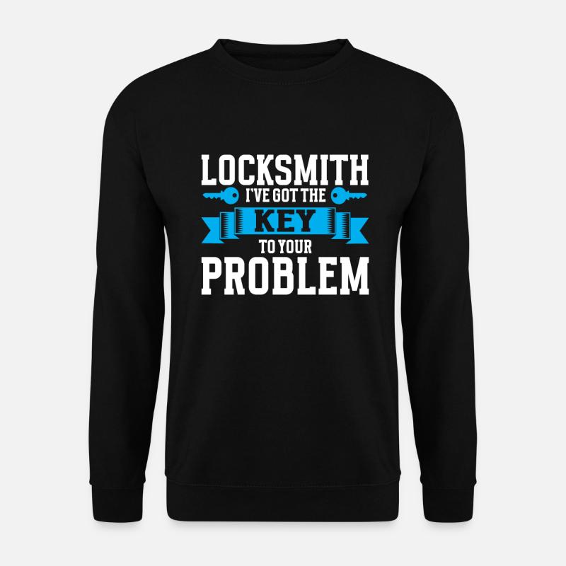 Locksmith Lockpicking Lockpicker - Unisex Pullover - Schwarz