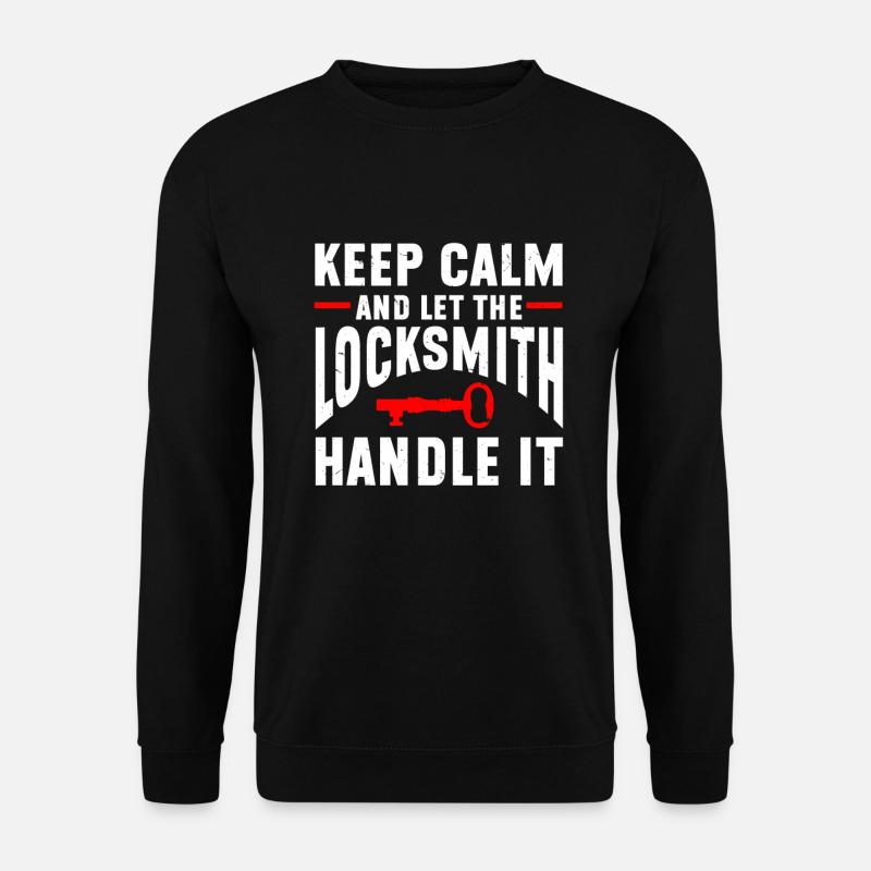 Locksmith Lockpicking Lockpicker - Unisex Pullover - Schwarz