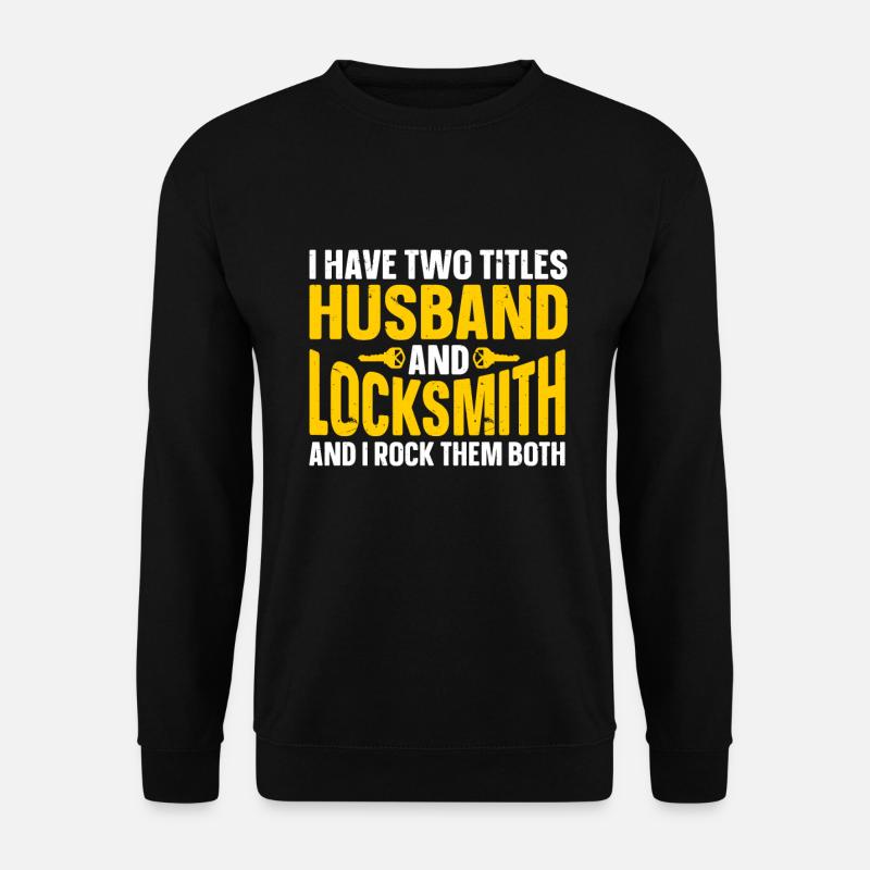 Locksmith Lockpicking Lockpicker - Unisex Pullover - Schwarz