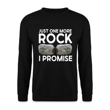 Rock Collector Geology Geologist - Unisex Sweatshirt - black - Front - Alina (178cm) & Michal (187cm)