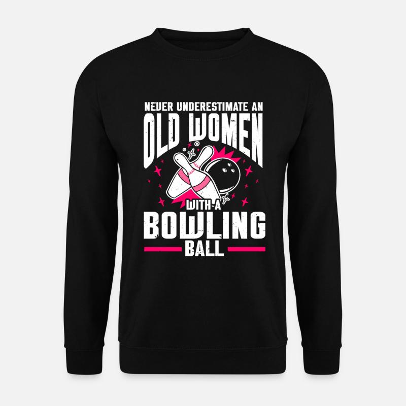Bowling Ball Bowler - Unisex Sweatshirt - black