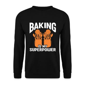 Boulangerie Boulangerie Boulanger - Sweat-shirt Unisexe - noir - Devant - Alina (178cm) & Michal (187cm)