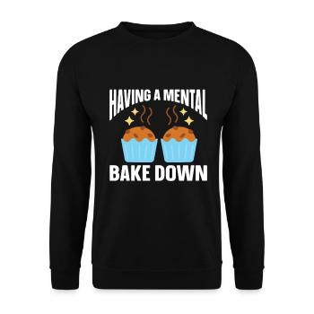 Boulangerie Boulangerie Boulanger - Sweat-shirt Unisexe - noir - Devant - Alina (178cm) & Michal (187cm)