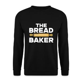 Boulangerie Boulangerie Boulanger - Sweat-shirt Unisexe - noir - Devant - Alina (178cm) & Michal (187cm)