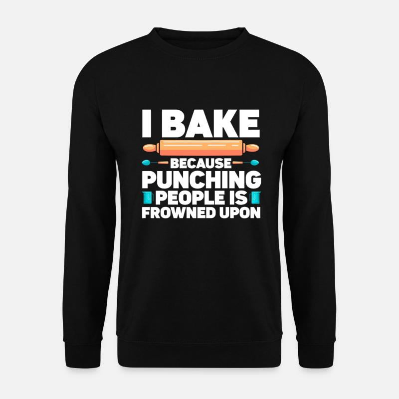 Baking Bakery Baker - Unisex Sweatshirt - black