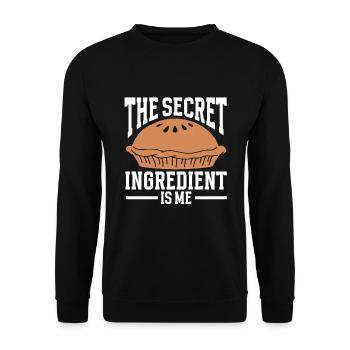 Baking Bakery Baker - Unisex Pullover - Schwarz - Vorne - Alina (178cm) & Michal (187cm)