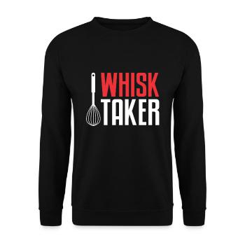 Baking Bakery Baker - Unisex Pullover - Schwarz - Vorne - Alina (178cm) & Michal (187cm)