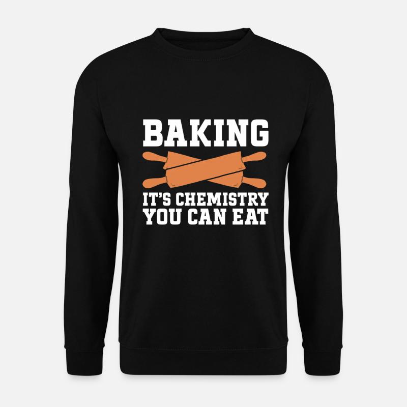 Baking Bakery Baker - Unisex Pullover - Schwarz