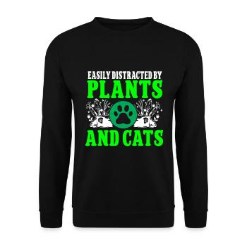 Gardening Horticulture Gardener - Unisex Pullover - Schwarz - Vorne - Alina (178cm) & Michal (187cm)