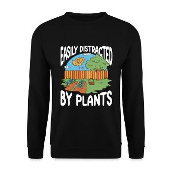 Gardening Horticulture Gardener - Unisex Pullover - Schwarz - Vorne - Alina (178cm) & Michal (187cm)