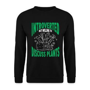 Jardinage Horticulture Jardinier - Sweat-shirt Unisexe - noir - Devant - Alina (178cm) & Michal (187cm)