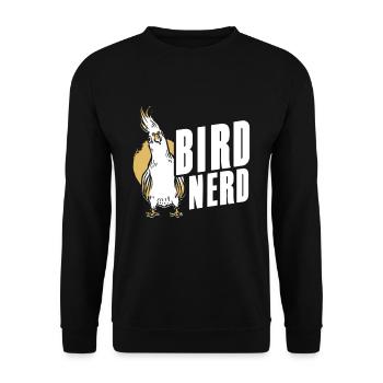 Bird Watching Cute Bird Lover - Unisex Sweatshirt - black - Front - Alina (178cm) & Michal (187cm)
