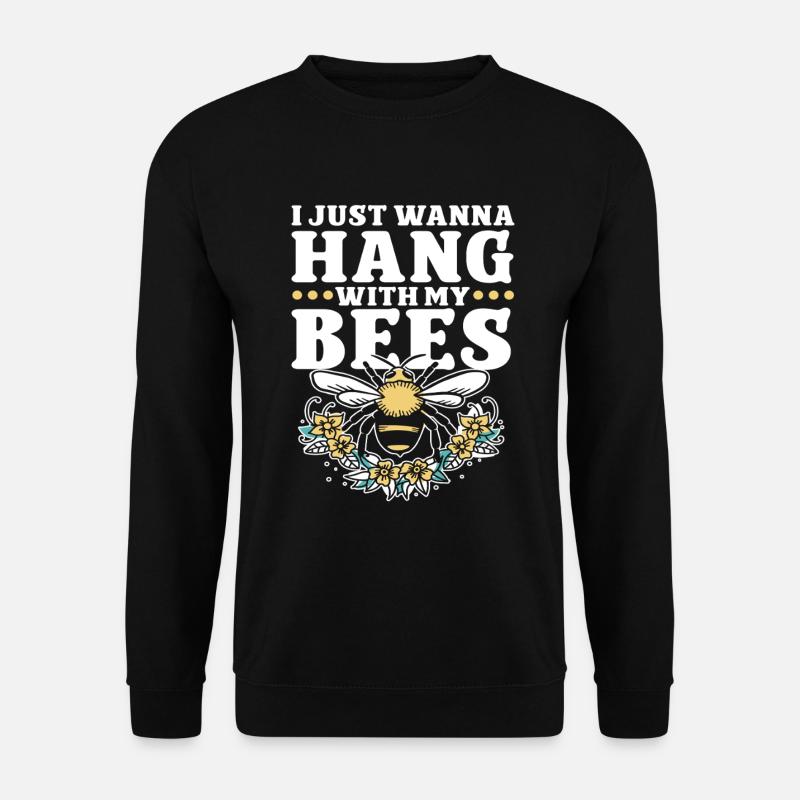 Beekeeping Bees Beekeeper - Unisex Pullover - Schwarz