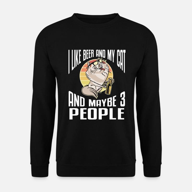 Funny Beer Brewing - Unisex Pullover - Schwarz