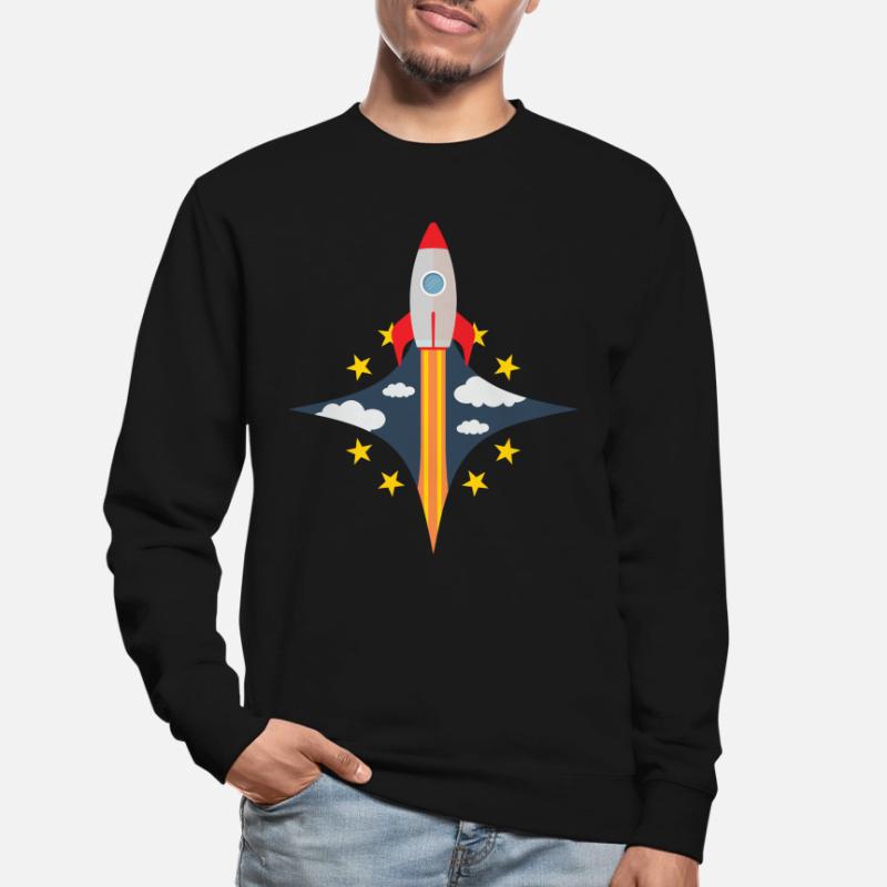 Fusée - Galaxie Spatiale Astronaute spatial Sweat-shirt Unisexe