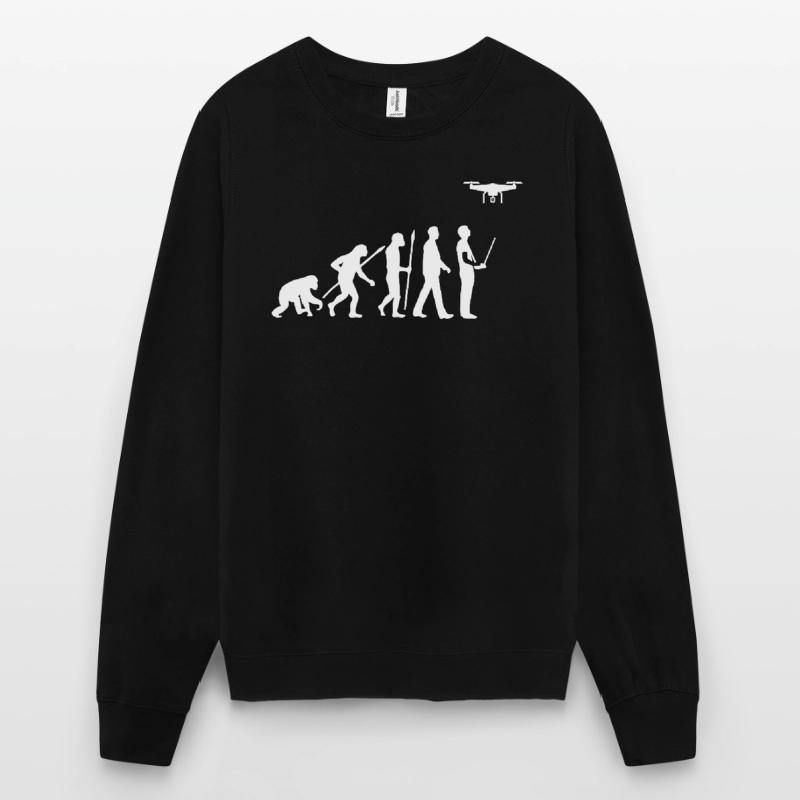Drone évolution Sweat-shirt Unisexe