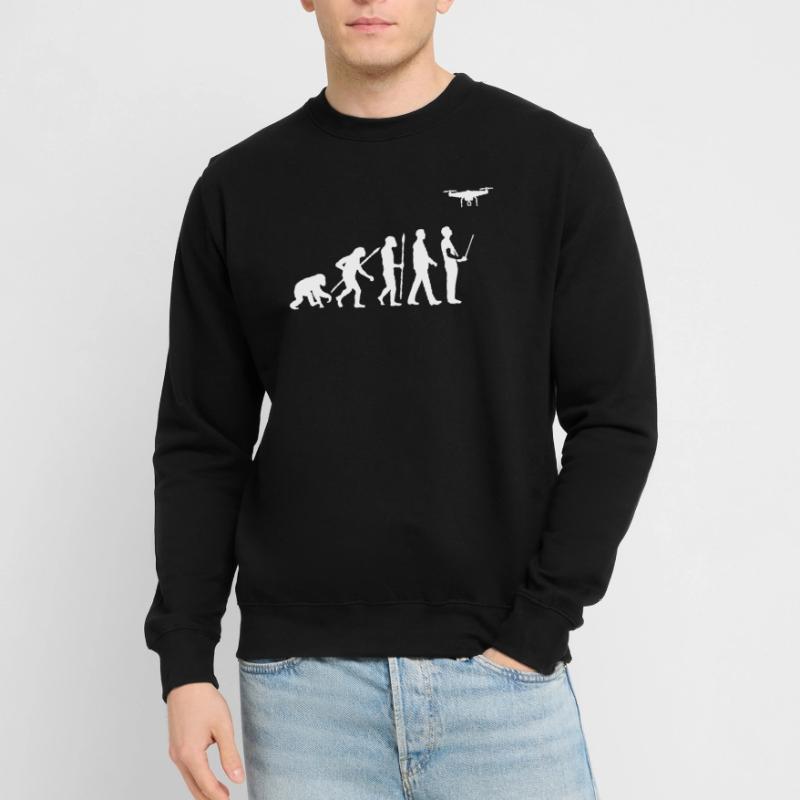 Drone évolution Sweat-shirt Unisexe