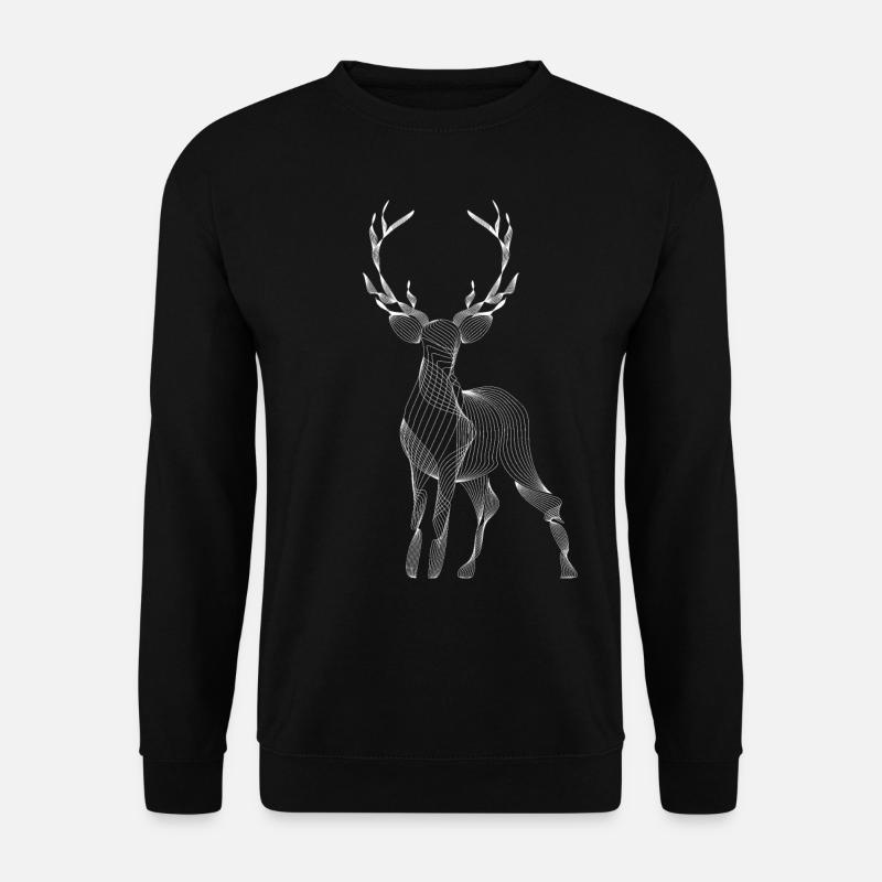 HIRSCH - Unisex Pullover - Schwarz