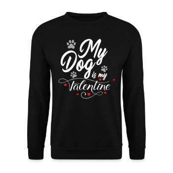 Amoureux de chien - Sweat-shirt Unisexe - noir - Devant - Alina (178cm) & Michal (187cm)