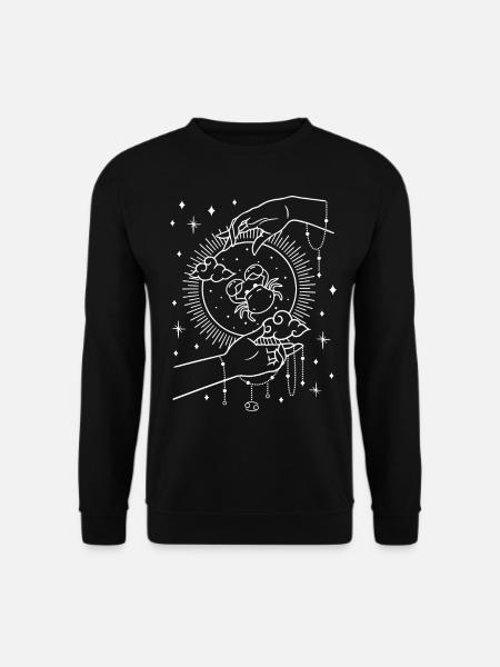 Sternzeichen Krebs - Unisex Pullover - Schwarz