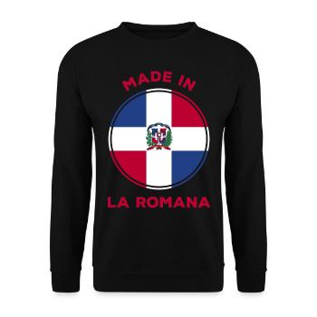 La Romana Dominikanische Republik - Unisex Pullover - Schwarz - Vorne - Alina (178cm) & Michal (187cm)