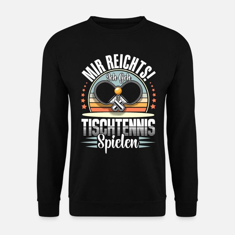 Tischtennis - Unisex Pullover - Schwarz