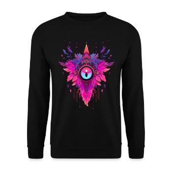 Dreamcatcher #11 - Unisex Sweatshirt - black - Front - Alina (178cm) & Michal (187cm)