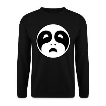 Trauriger Black Metal - Unisex Pullover - Schwarz - Vorne - Alina (178cm) & Michal (187cm)