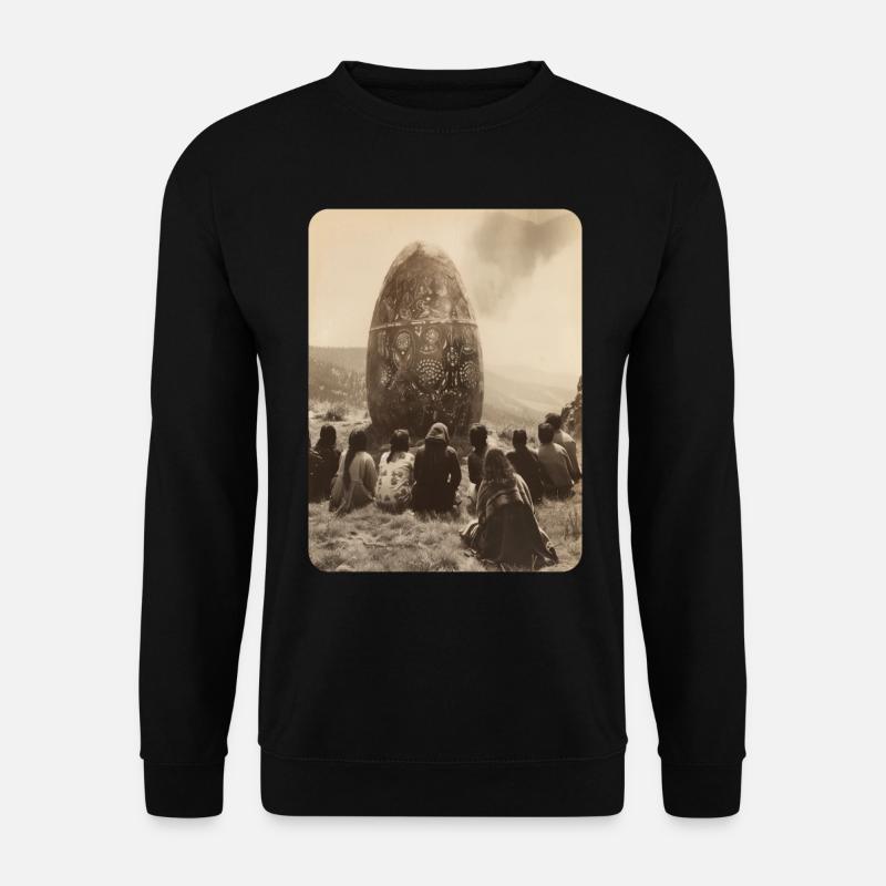 praise the egg monolith - Unisex Sweatshirt - black