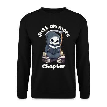 Cute Grim Reaper - Plus qu’un chapitre Halloween - Sweat-shirt Unisexe - noir - Devant - Alina (178cm) & Michal (187cm)