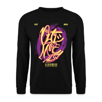 Streetwear Urban Graffiti - Unisex Sweatshirt - black - Front - Alina (178cm) & Michal (187cm)