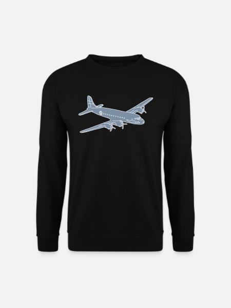 Flugzeug Rosinenbomber 2 - Unisex Pullover - Schwarz