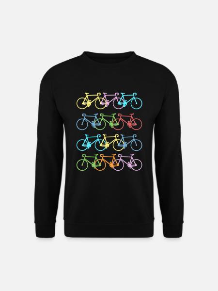 Fahrrad Rennrad Mountainbike Radsport Geschenk - Unisex Pullover - Schwarz
