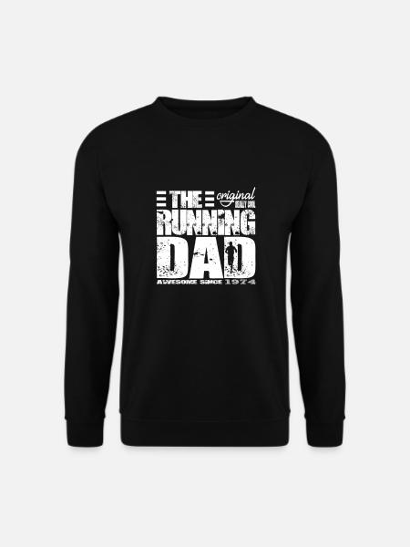 1974 - The Running Dad - Unisex Sweatshirt - black