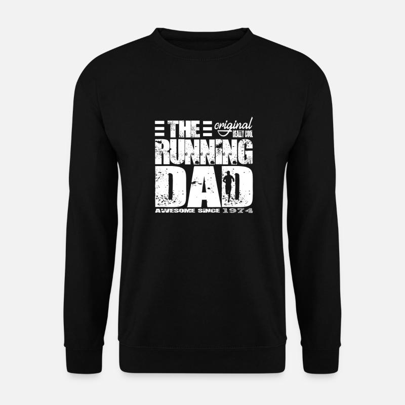1974 - The Running Dad - Unisex Pullover - Schwarz