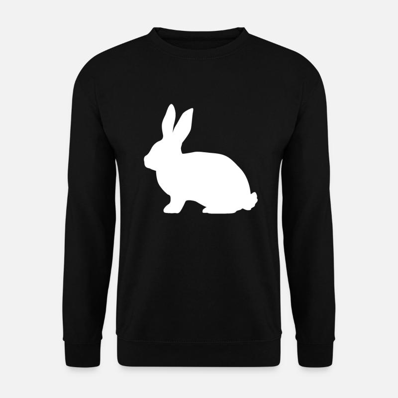 Hase - Unisex Pullover - Schwarz