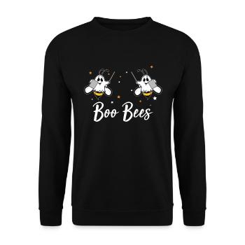 Costume d'Halloween drôle de Dame de professeur de Boo Bees - Sweat-shirt Unisexe - noir - Devant - Alina (178cm) & Michal (187cm)