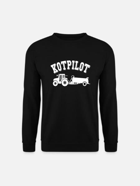 Traktor Landwirt Bauer Kotpilot Gülletraktor - Unisex Pullover - Schwarz