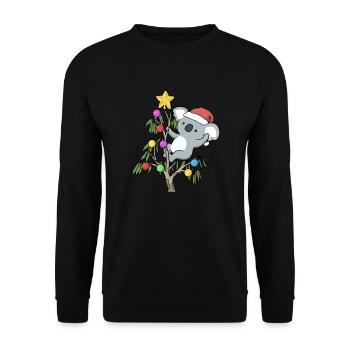 Koala Christmas Funny Christmas Gift - Sweat-shirt Unisexe - noir - Devant - Alina (178cm) & Michal (187cm)