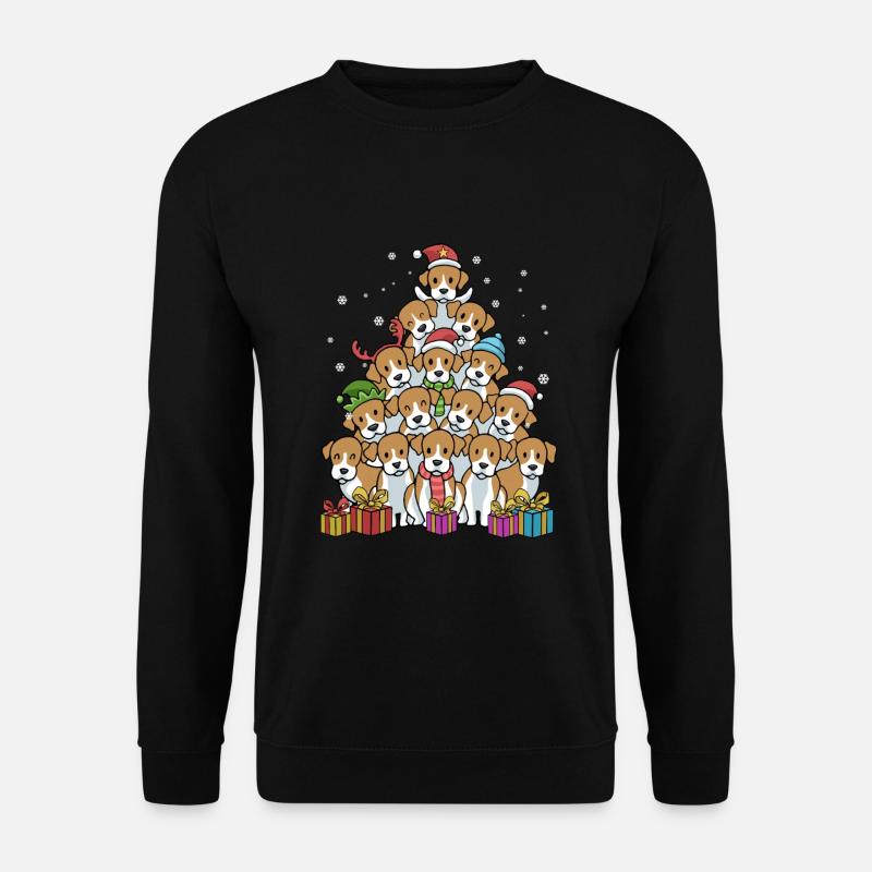 Beagle Weihnachten Lustiges Weihnachts Geschenk - Unisex Pullover - Schwarz